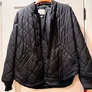 Wilfred Black Quilted Outerwear